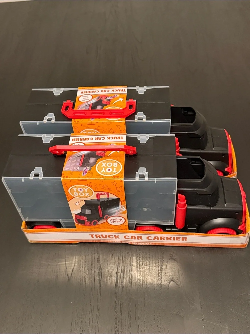 Truck Car Carrier - Black and Red - Get 2 for the price of 1